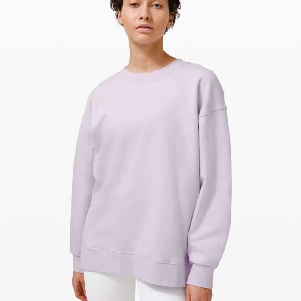 Lululemon lavender size 6 Crewneck Sweatshirt